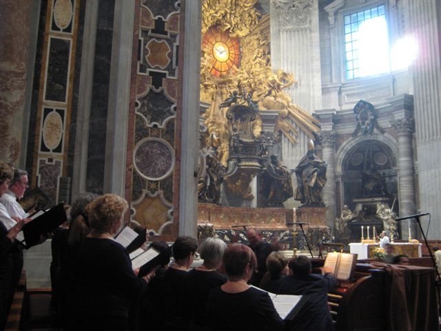 Singing in St Peters compressed